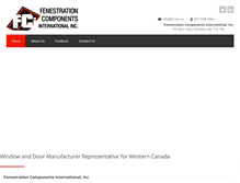 Tablet Screenshot of fci-inc.ca